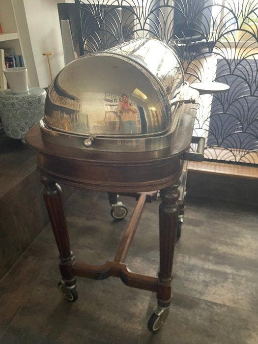 sefi europ - Chariot de service - Métal, Antiek en Kunst, Antiek | Meubels | Tafels