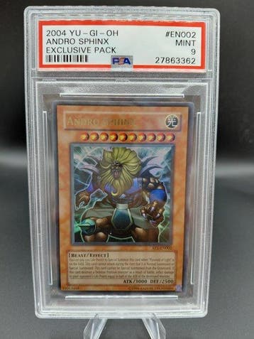 Konami Graded card - Yu-Gi-Oh! - Andro Sphinx #EN002 Promo, Nieuw