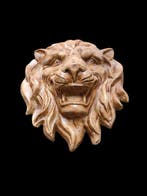 sculptuur, Maschera Testa Di Leone - 32 cm - Gegoten steen