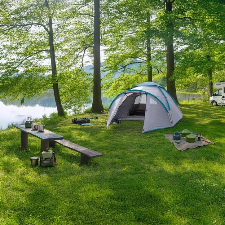 Koepeltent 3-persoons - 300 x 190 x 125 cm, Caravanes & Camping, Tentes, Envoi