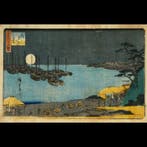 Utagawa Hiroshige – Maan bij Takanawa, uit “Drie beroemde