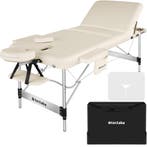 tectake Massagetafel met 3 zones Ko Tao, draagtas, aluminium, Verzenden, Nieuw