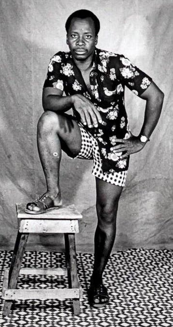 Sanlé Sory (1943–2023) - Autoportrait - 1965 - 1975, Antiek en Kunst, Kunst | Schilderijen | Modern