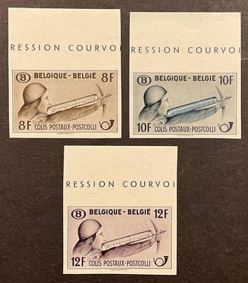 België 1946/1952 - Spoorwegzegels - Selectie ONGETANDE