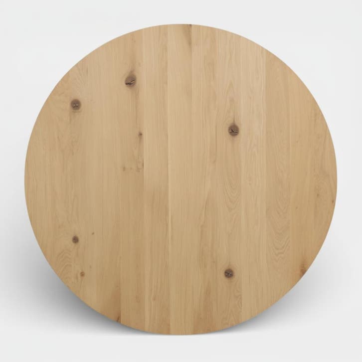 Tafelblad rond Eikenhout Ø1600, Huis en Inrichting, Tafels | Eettafels