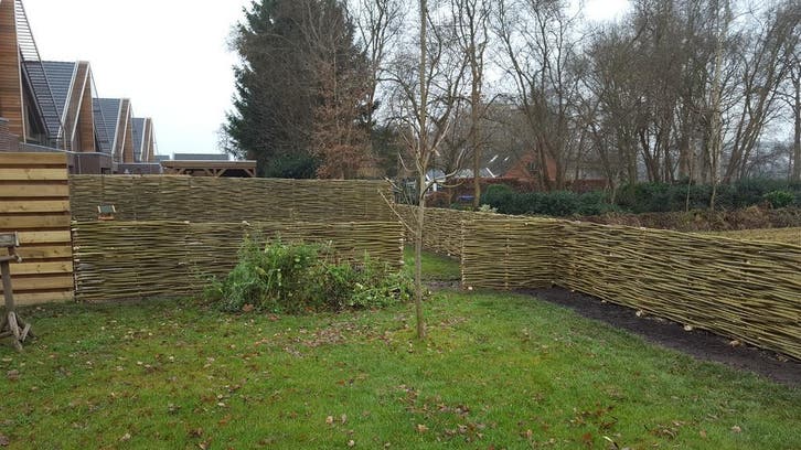 Wilgenschutting, Ambachtelijk handgevlochten, Jardin & Terrasse, Palissades