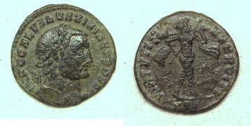 308 324 Empire romain 310 Galerius Valerius Maximianus Nu..., Timbres & Monnaies, Verzenden