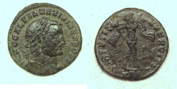 308 324 Empire romain 310 Galerius Valerius Maximianus Nu..., Timbres & Monnaies, Monnaies & Billets de banque | Collections, Envoi