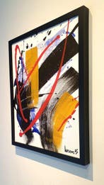 Liesens - Ocean Storm (Handpainted on canvas met lijst)