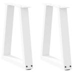 vidaXL Salontafelpoten 2 st V-vormig 28x(42-43,3) cm staal, Verzenden, Nieuw