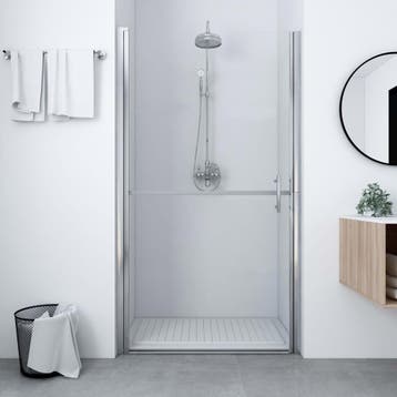 vidaXL Douchedeur 100x178 cm gehard glas, Verzenden