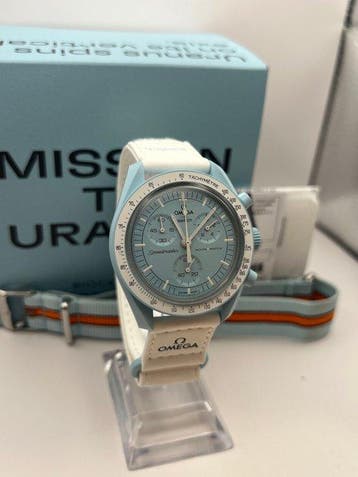 Omega x Swatch - MoonSwatch - Mission to Uranus - Sans prix, Bijoux, Sacs & Beauté