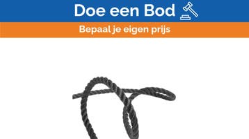Bieden: Landvast zwart geslagen 10 mm - 2.5 meter - 03798Z, Watersport en Boten, Ophalen of Verzenden, Nieuw
