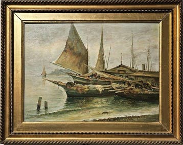 Radames Scoppa (1877-1957) - Ritorno dalla pesca