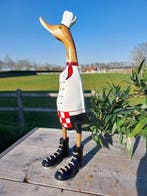 Figure - wooden handmade duck - Bois