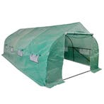 vidaXL Tuinkas walk-in draagbare polytunnel met stalen frame, Tuin en Terras, Verzenden, Nieuw