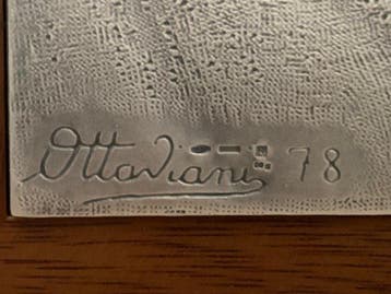 Religieuze en spirituele objecten - Bladgoud, .925 zilver -