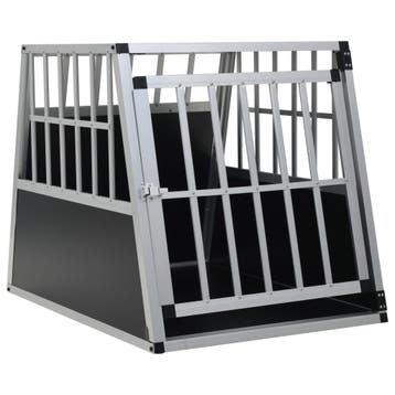 vidaXL Hondenbench met enkele deur 65x91x69,5 cm, Dieren en Toebehoren, Hondenhokken, Verzenden, Nieuw