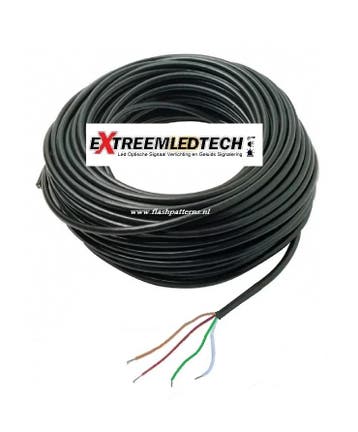 Universeel 4 aderig Verleng kabel voor Flitsers 4 x 0.75 mm, Ophalen of Verzenden, Nieuw