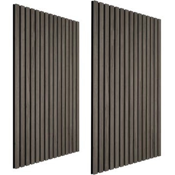 tectake Akoestische panelen Sonic Wall II houtlook - eiken g, Verzenden