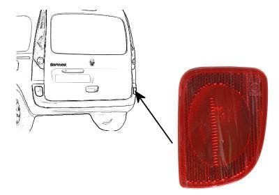 Mercedes Citan Renault Kangoo Reflector achter (Mistlampen), Autos : Pièces & Accessoires, Éclairage, Envoi