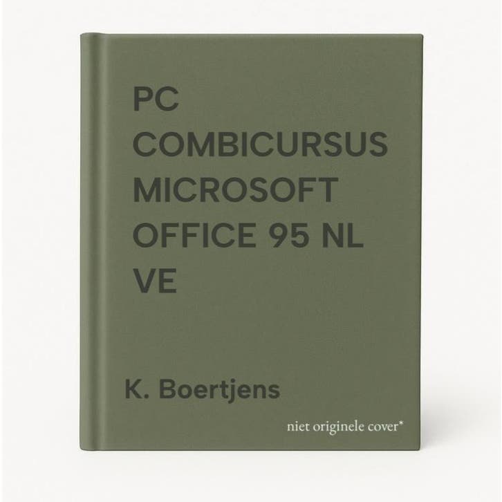 PC COMBICURSUS MICROSOFT OFFICE 95 NL VE 9789039503775, Boeken, Informatica en Computer, Gelezen, Verzenden