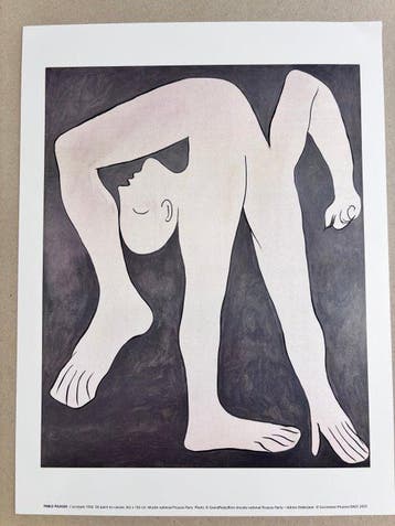 Pablo Picasso (after) - L`acrobate / 1930 / licensed print -