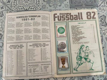 1981/82 Panini Compleet album - Excellent (EX), Nieuw