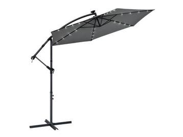 Veiling - Parasol Brazil - 3,5 m - Incl. LED - Donkergrijs
