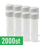 Lege buisjes met schroefdop 5 ml - 2000 st, Verzenden