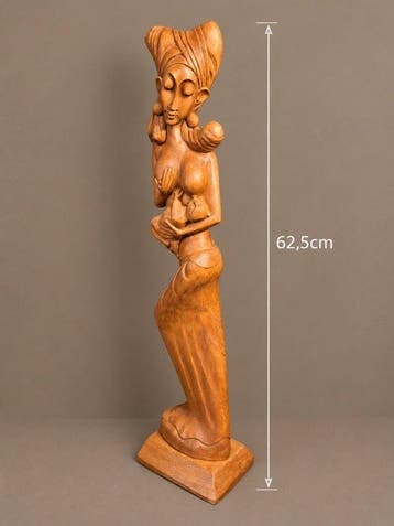 Balinees houtsnijwerk art deco stijl - Beeld - Indonesië