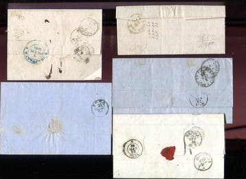 Anciens états italiens 1852/1864 - 5 documents du