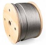 Staalkabel 8 mm 100 meter verzinkt op rol, Verzenden
