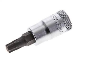 Insert de douille 1/4 Gedore pour vis Torx internes TX27, Verzenden
