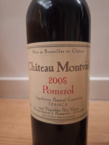 2005 Château Montviel - Pomerol - 4 Bouteilles (0,75 L), Nieuw