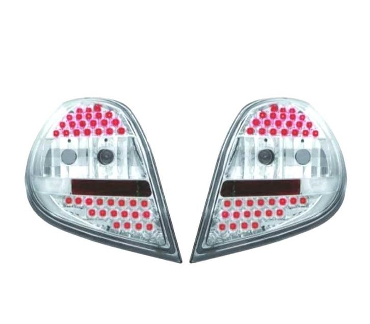 Feux Arrière Pour Renault Clio 05-09 Led Fond Chromé, Autos : Pièces & Accessoires, Éclairage, Envoi