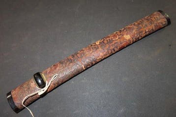 Katana - Fer forgé, Bois, Cuir, Cuivre - C6-281 Tanto