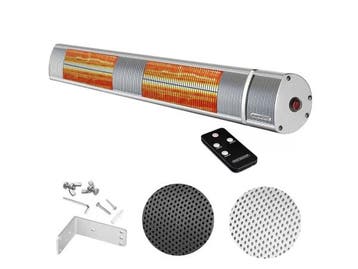 Veiling - Elektrische terrasverwarmer MZH3000 - 3000 W - zil, Nieuw