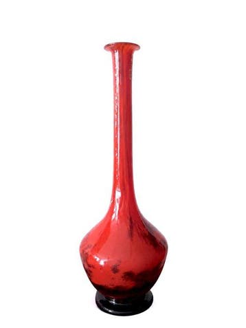 Müller Frères Lunéville - Vase - Grand vase soliflore Art, Antiek en Kunst