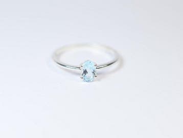 aquamarijn ring / nieuw- 1.22 g - (1)