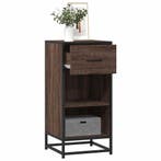 vidaXL Dressoir 35,5x35x76 cm bewerkt hout en metaal bruin, Huis en Inrichting, Kasten | Dressoirs, Verzenden, Nieuw