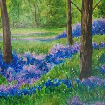 Christine Bleny - The Silence that Blooms, Antiek en Kunst, Kunst | Schilderijen | Modern