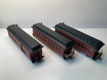 Bachmann 0e - Ensemble de wagons de passagers pour trains