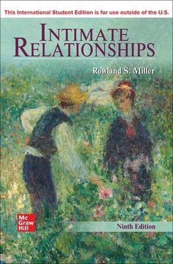 Intimate Relationships ISE 9781265639778 Rowland Miller, Verzenden, Rowland Miller
