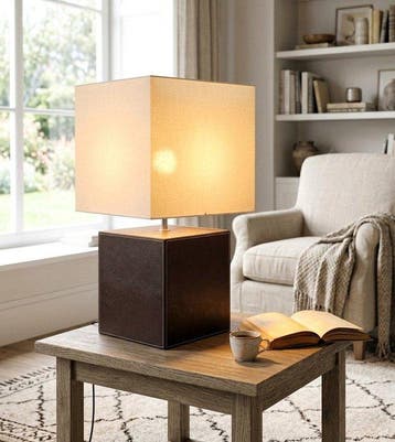 Hoogwaardige Grote Retrokubuslamp 61 cm met dimmer -, Huis en Inrichting, Nieuw