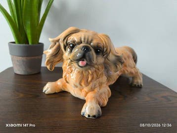 Goebel - Beeldje - Pekingese dog - Porselein, Antiek en Kunst