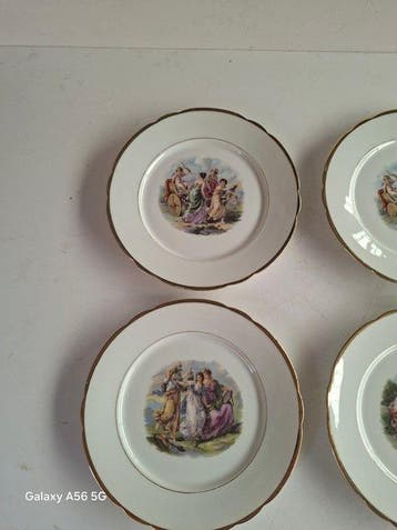Richard Ginori - Assiette (4) - Porcelaine - assiettes