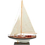 Zeilboot Model 45cm Donkerblauw-Wit, Hobby en Vrije tijd, Modelbouw | Boten en Schepen, Ophalen of Verzenden, Nieuw