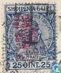 Albanië - Skanderbeg - Shkodra portzegel - 1915, Verzenden