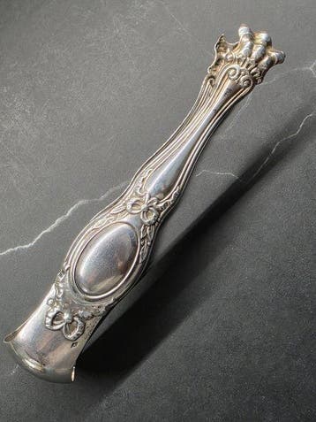 Louis XV / rocaille - Pince à sucre - Argent 950 - 1850-1900